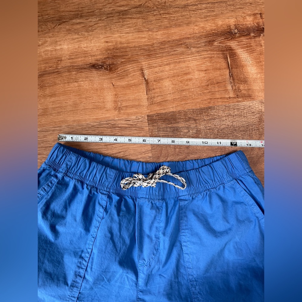 NWT Aerie baggy cargo skater pants XS cotton sustainable drawstring cobalt blue - Picture 12 of 15